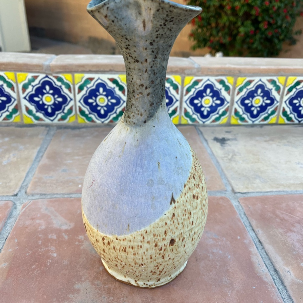Handmade Art Pottery Vase - Picture 4 of 11